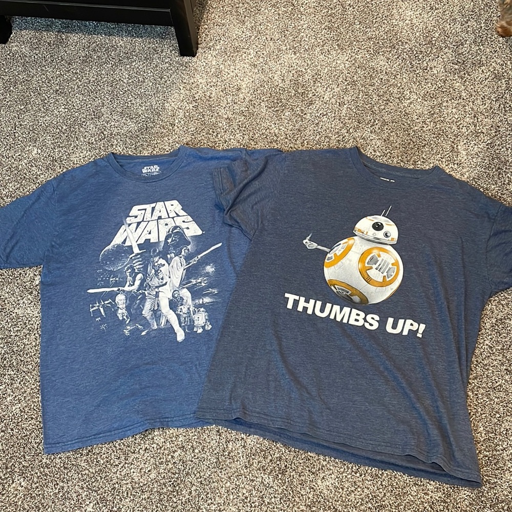 Star Wars t-shirts great condition